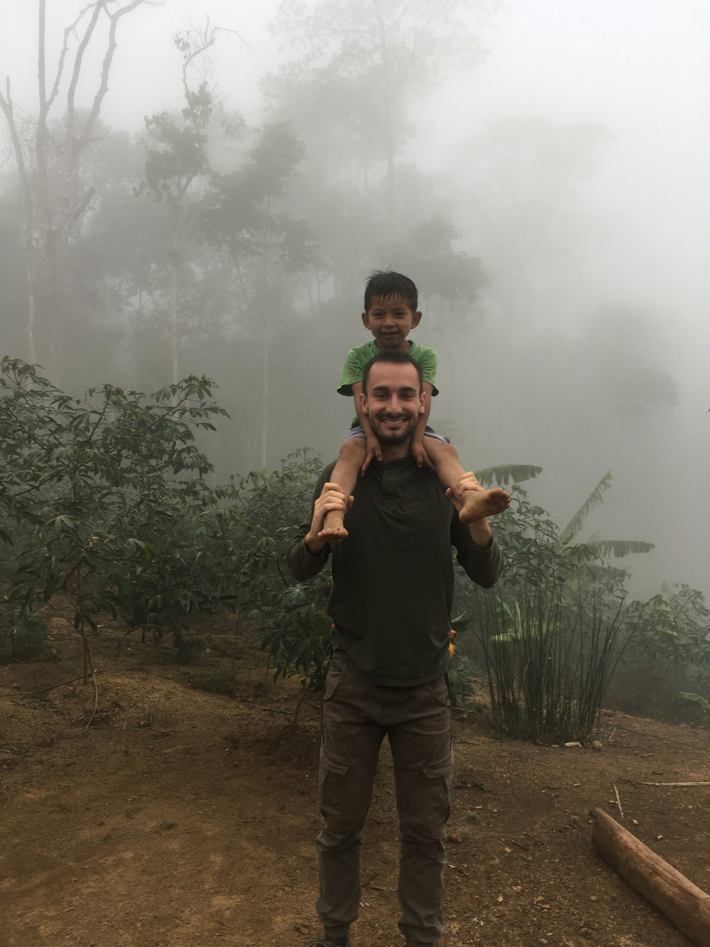 Jeremy Couturier in the Peruvian jungle